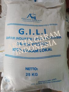 Garam industri non yodium kemasan 25kg Artha Garam